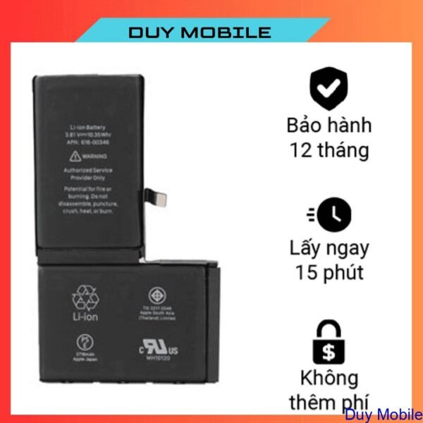Thay pin iPhone X / XS / XS Max / XR