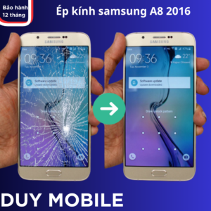 Thay mặt kính / Ép kính samsung A8 2016