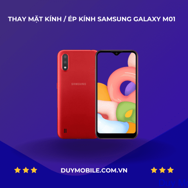 Thay mặt kính / Ép kính Samsung Galaxy M01
