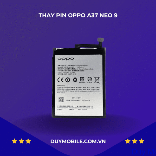 THAY PIN điện thoại OPPO A37 NEO 9