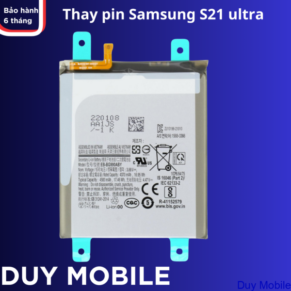 Thay pin Samsung Galaxy s21 Ultra
