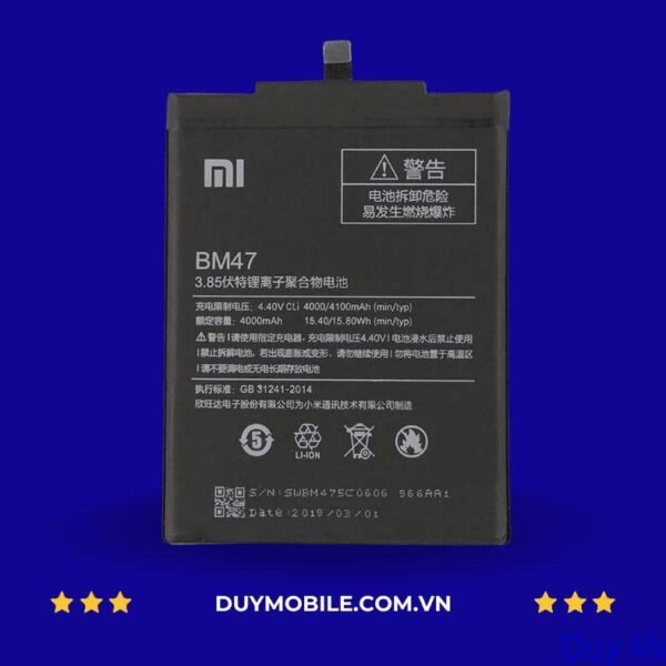 Thay pin Xiaomi Redmi 3