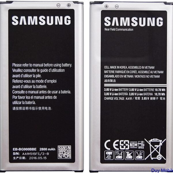 Thay pin Samsung S5