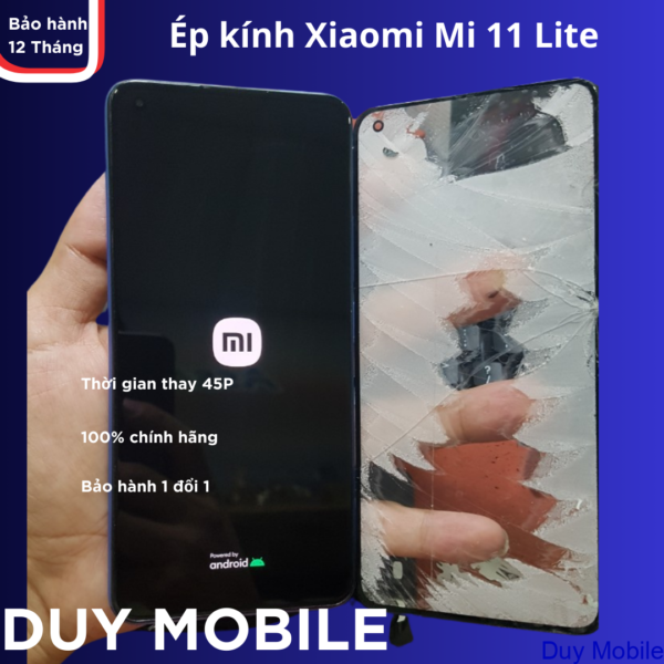 Thay mặt kính / Ép kính Xiaomi Mi 11 Lite 4G