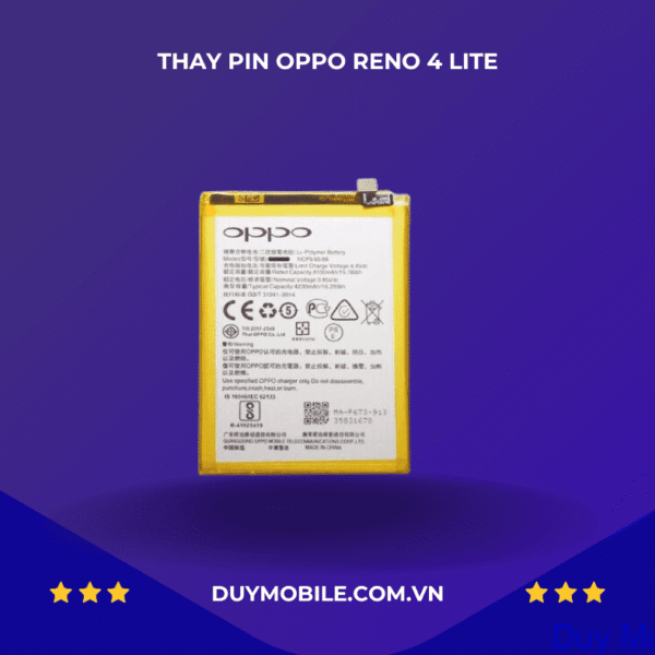 THAY PIN OPPO RENO 4 LITE