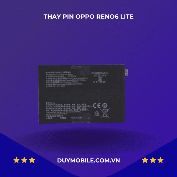 THAY PIN OPPO RENO6 LITE