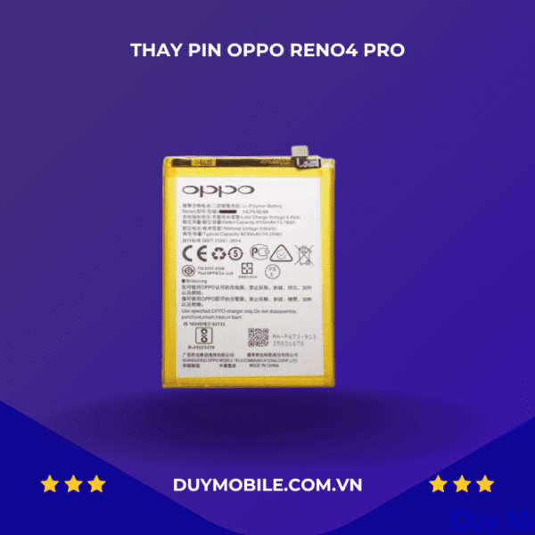 THAY PIN OPPO RENO4 PRO