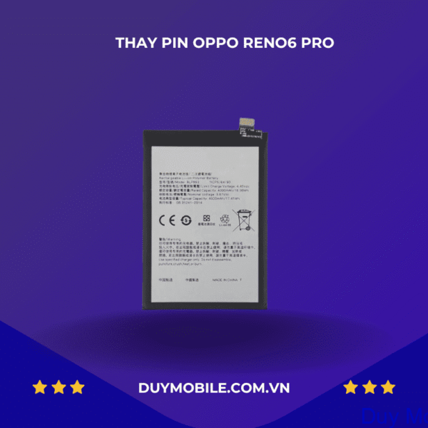 THAY PIN OPPO RENO6 PRO