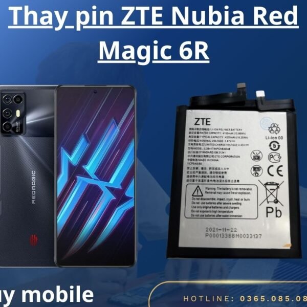 Thay pin ZTE Nubia Red Magic 6R chính hãng
