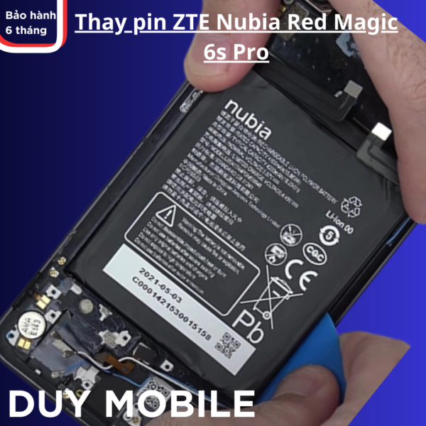 Thay pin ZTE Nubia Red Magic 6s Pro
