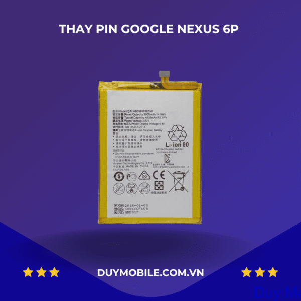 Thay pin Google Nexus 6P