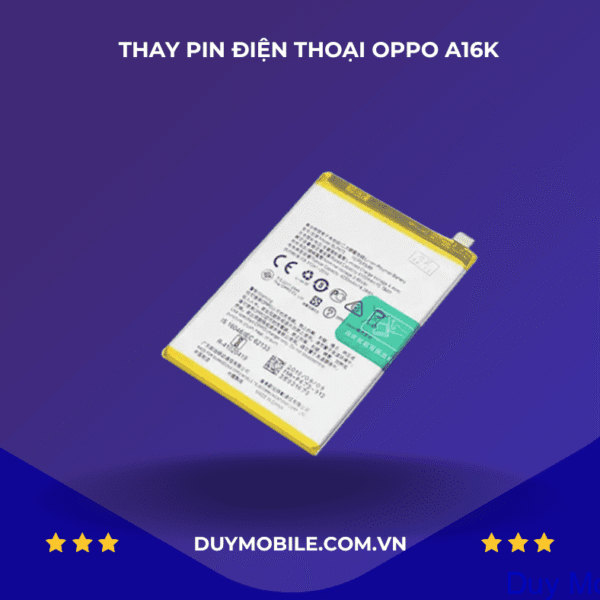 Thay Pin OPPO A16K