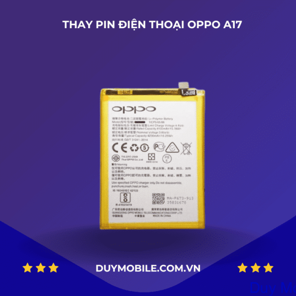 Thay Pin OPPO A17