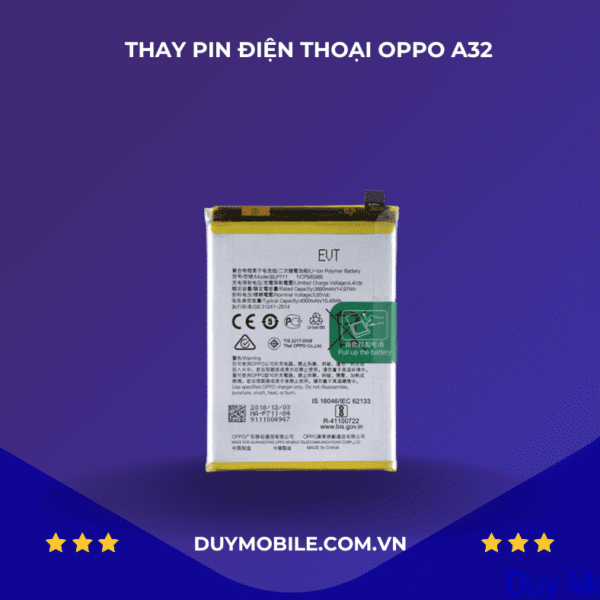 Thay Pin OPPO A32