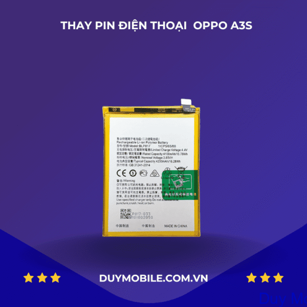 Thay Pin OPPO A3S