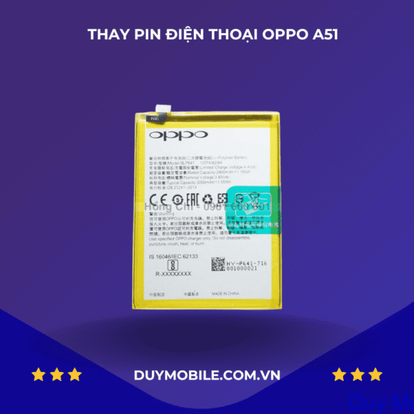 Thay Pin OPPO A51