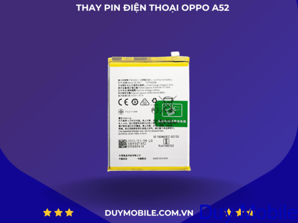 Thay Pin OPPO A52