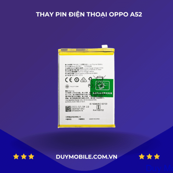 Thay Pin OPPO A52