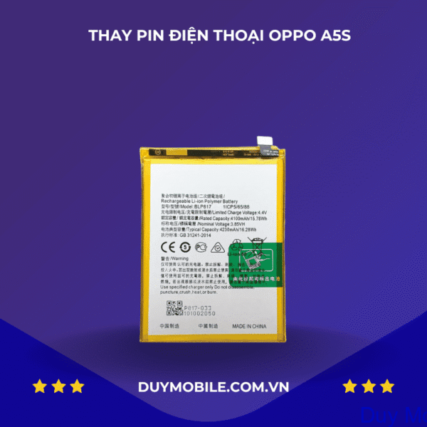 Thay Pin OPPO A5S