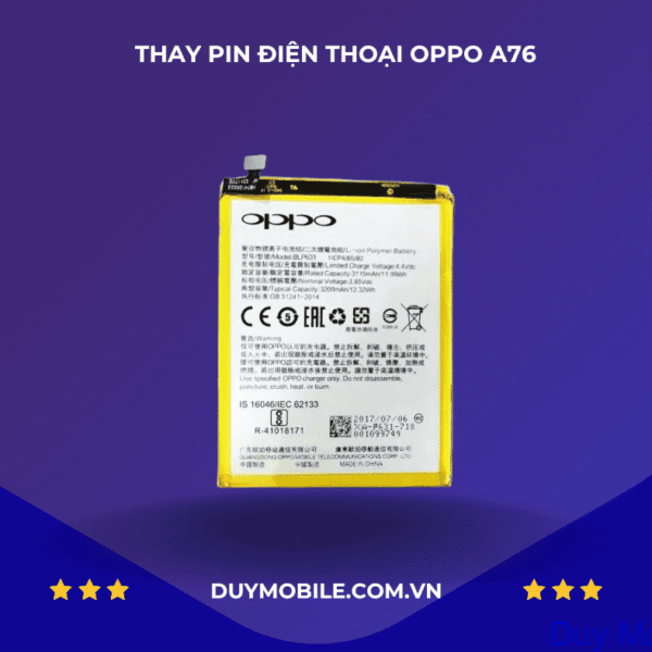 Thay Pin OPPO A76