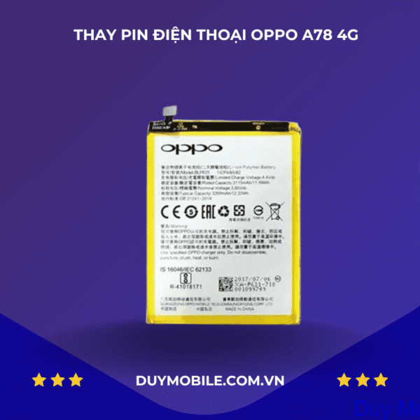 Thay Pin OPPO A78 4G