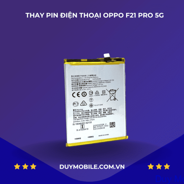 Thay Pin OPPO F21 Pro 5G