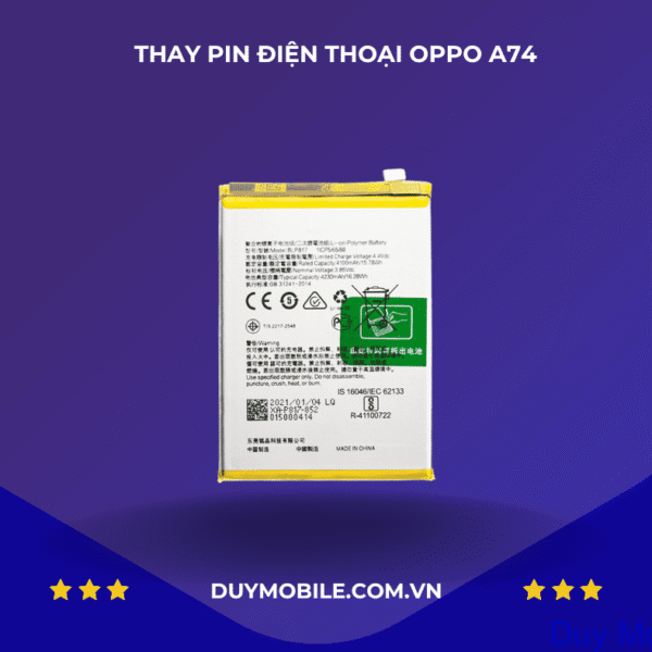 Thay Pin OPPO A74