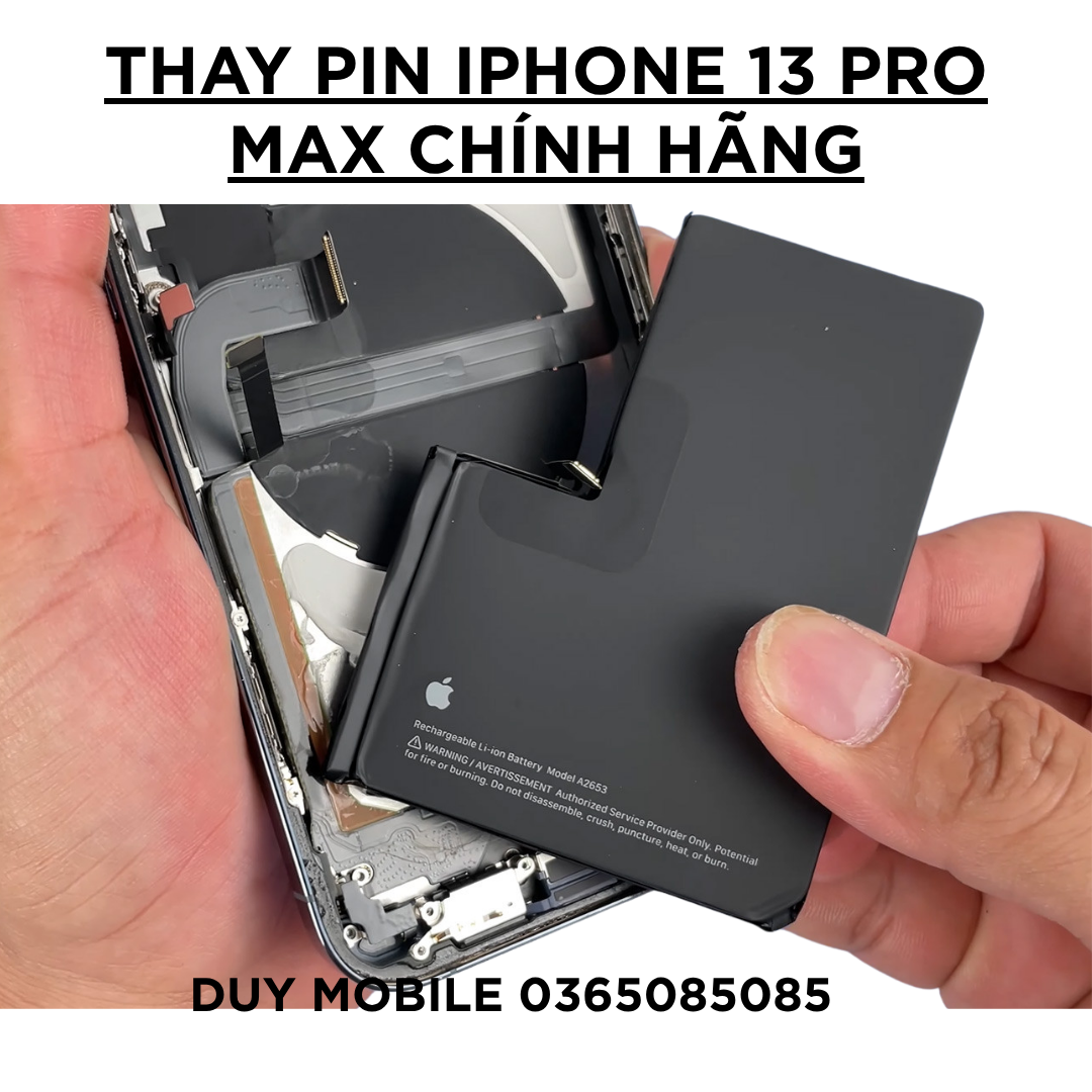 3 Thay pin iPhone 13 Pro Max chính hãng - Ảnh 3