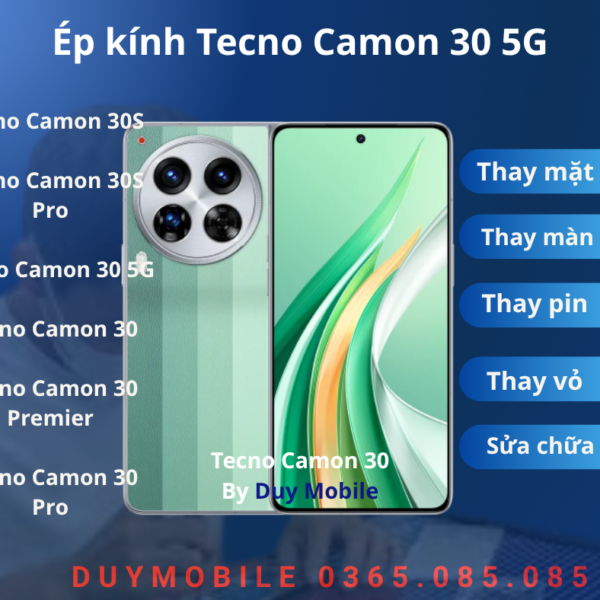 Ép kính Tecno Camon 30 5G