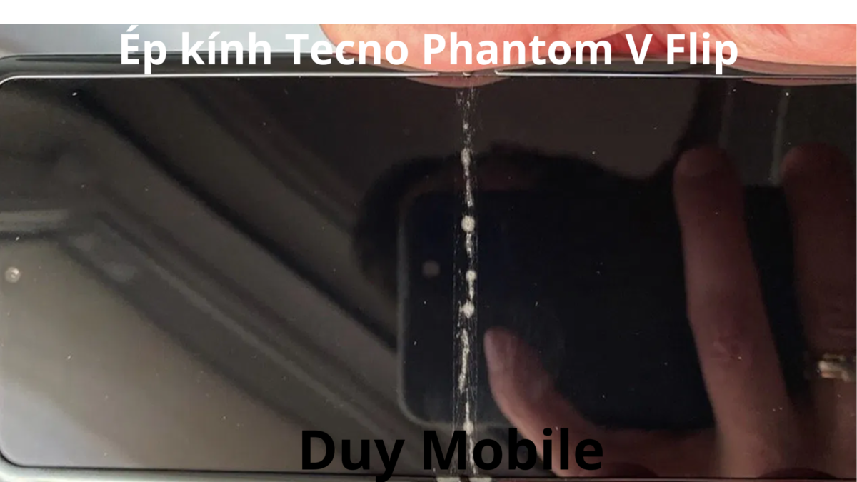 Ep kinh Tecno Phantom V Flip 1