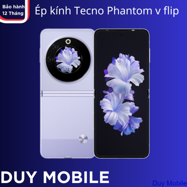 Ép kính Tecno Phantom V Flip