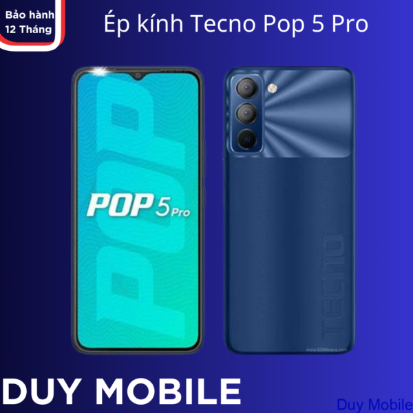 Ép kính Tecno Pop 5 Pro