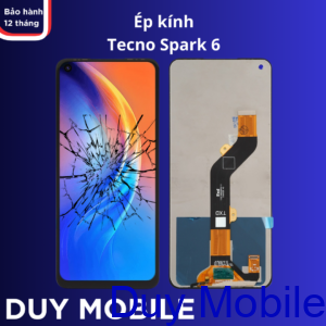 Ép kính Tecno Spark 6