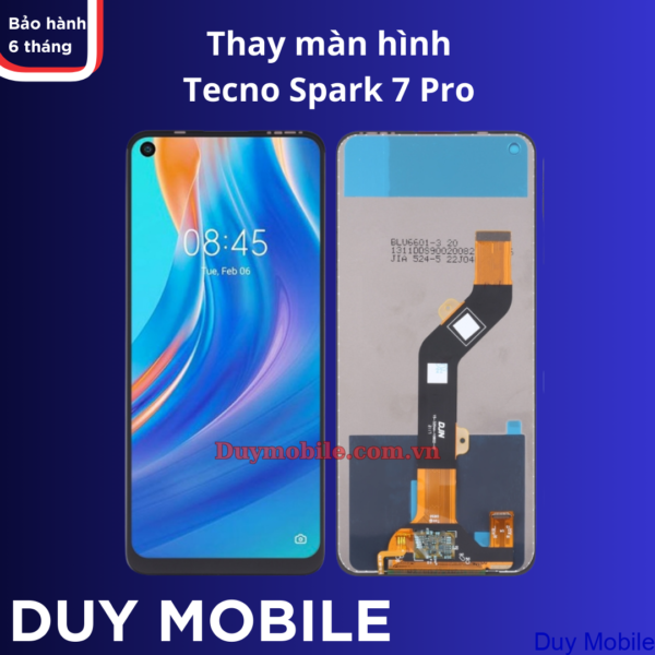 Thay màn hình Tecno Spark 7 Pro
