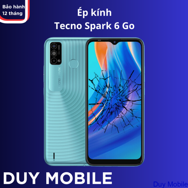Ép kính Tecno Spark 6 Go