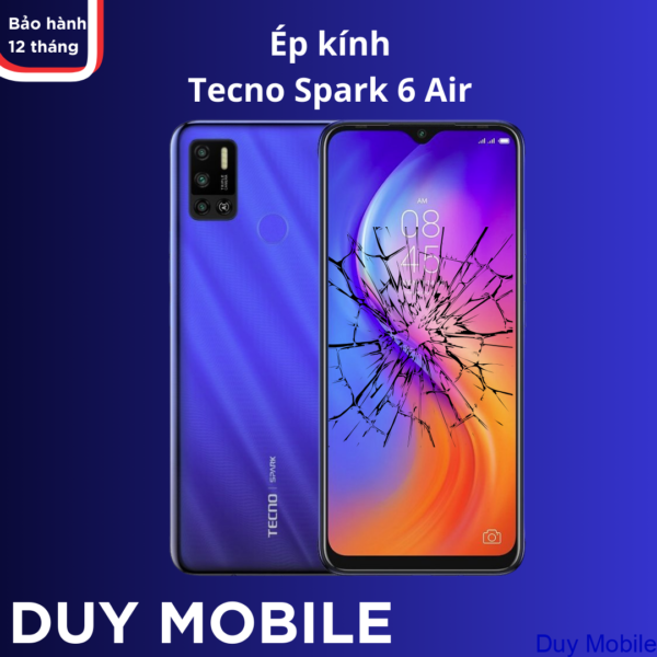 Ép kính Tecno Spark 6 Air