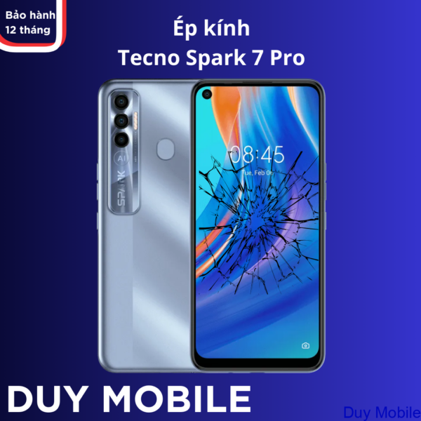 Ép kính Tecno Spark 7 Pro