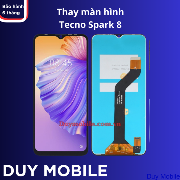 Thay màn hình Tecno Spark 8