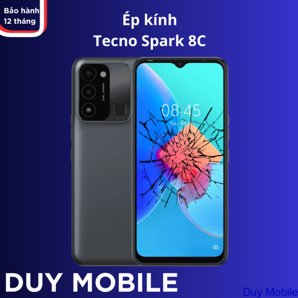 Ép kính Tecno Spark 8C