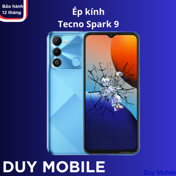 Ép kính Tecno Spark 9