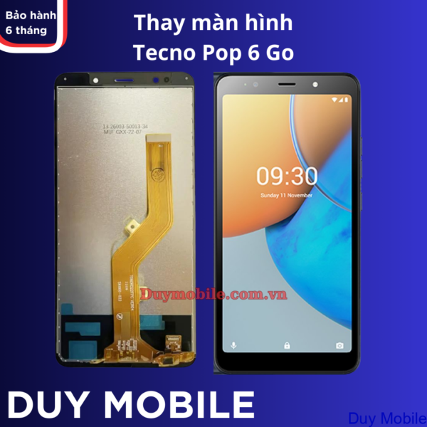 Thay màn hình Tecno Pop 6 Go