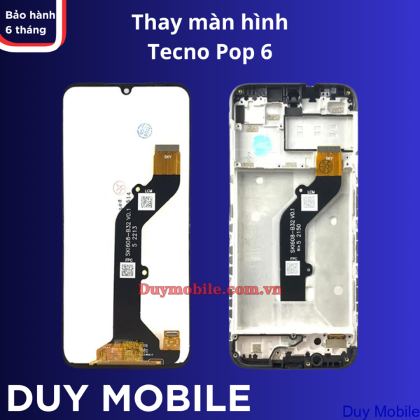 Thay màn hình Tecno Pop 6