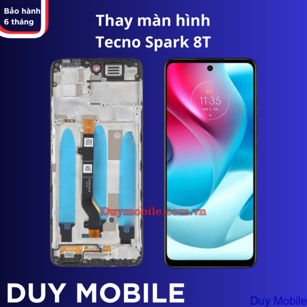 Thay màn hình Tecno Spark 8T