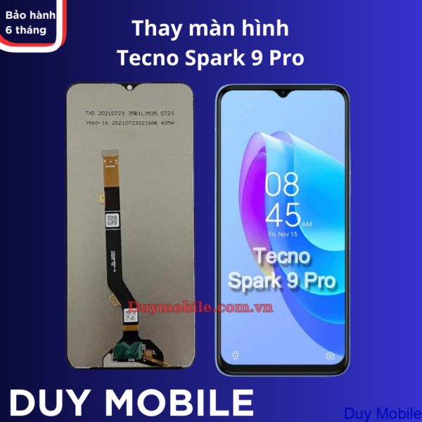 Thay màn hình Tecno Spark 9 Pro
