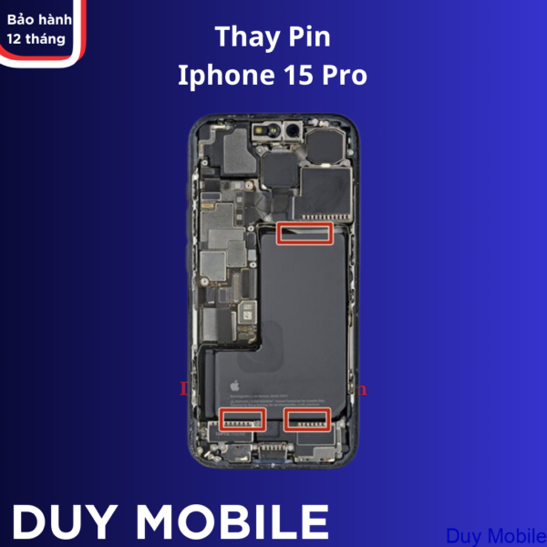 Thay Pin Điện Thoại Iphone 15 Pro