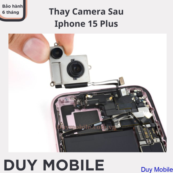 Thay Camera sau Iphone 15 Plus
