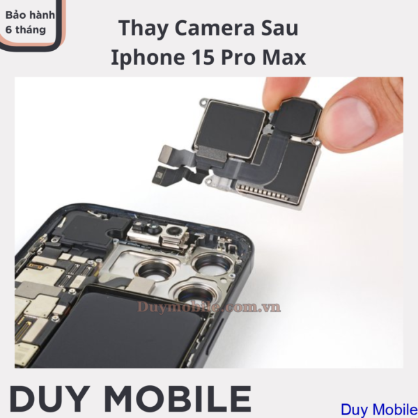 Thay Camera sau Iphone 15 Pro Max