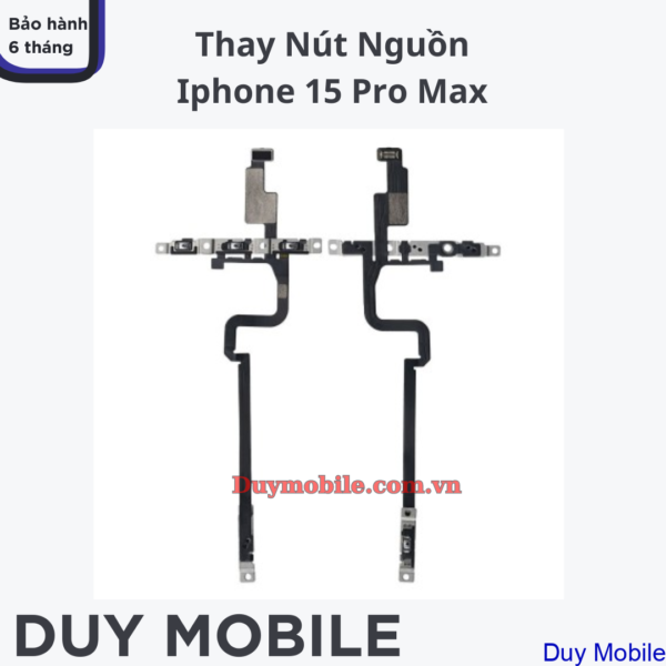 Thay Nút Nguồn iPhone 15 Pro Max