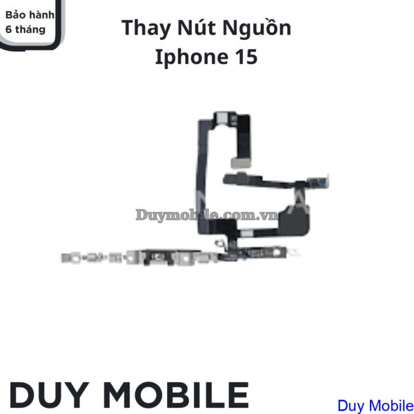 Thay Nút Nguồn iPhone 15