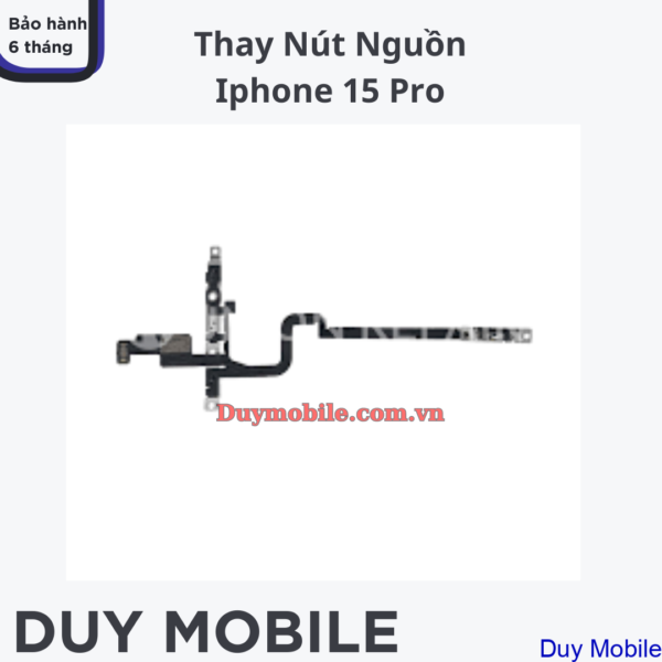 Thay Nút Nguồn iPhone 15 Pro